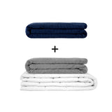 Original Therapiedecke - Gewichtsdecken Set für Erwachsene inklusive 2 Bezügen nach Wahl