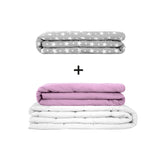 Original Therapiedecke - Gewichtsdecken Set für Erwachsene inklusive 2 Bezügen nach Wahl