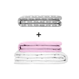 Original Therapiedecke - Gewichtsdecken Set für Erwachsene inklusive 2 Bezügen nach Wahl