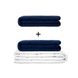 Original Therapiedecke - Gewichtsdecken Set für Erwachsene inklusive 2 Bezügen nach Wahl