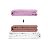 Original Therapiedecke - Gewichtsdecken Set für Erwachsene inklusive 2 Bezügen nach Wahl