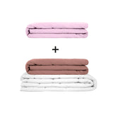 Original Therapiedecke - Gewichtsdecken Set für Erwachsene inklusive 2 Bezügen nach Wahl