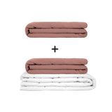 Original Therapiedecke - Gewichtsdecken Set für Erwachsene inklusive 2 Bezügen nach Wahl