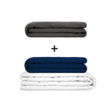 Original Therapiedecke - Gewichtsdecken Set für Erwachsene inklusive 2 Bezügen nach Wahl