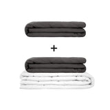 Original Therapiedecke - Gewichtsdecken Set für Erwachsene inklusive 2 Bezügen nach Wahl