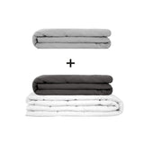 Original Therapiedecke - Gewichtsdecken Set für Erwachsene inklusive 2 Bezügen nach Wahl