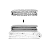 Original Therapiedecke - Gewichtsdecken Set für Erwachsene inklusive 2 Bezügen nach Wahl