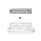 Original Therapiedecke - Gewichtsdecken Set für Erwachsene inklusive 2 Bezügen nach Wahl