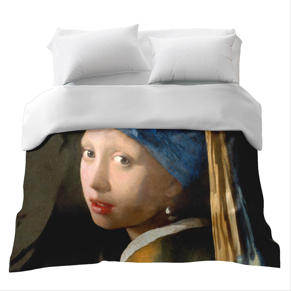 Original Therapiedecke - Baumwollbezug Das Mädchen mit dem Perlenohrring