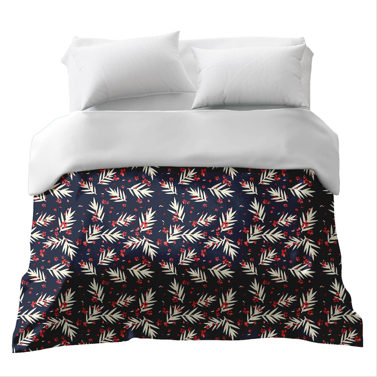 Original Therapiedecke - Baumwollbezug Bambus und Kirschblüten