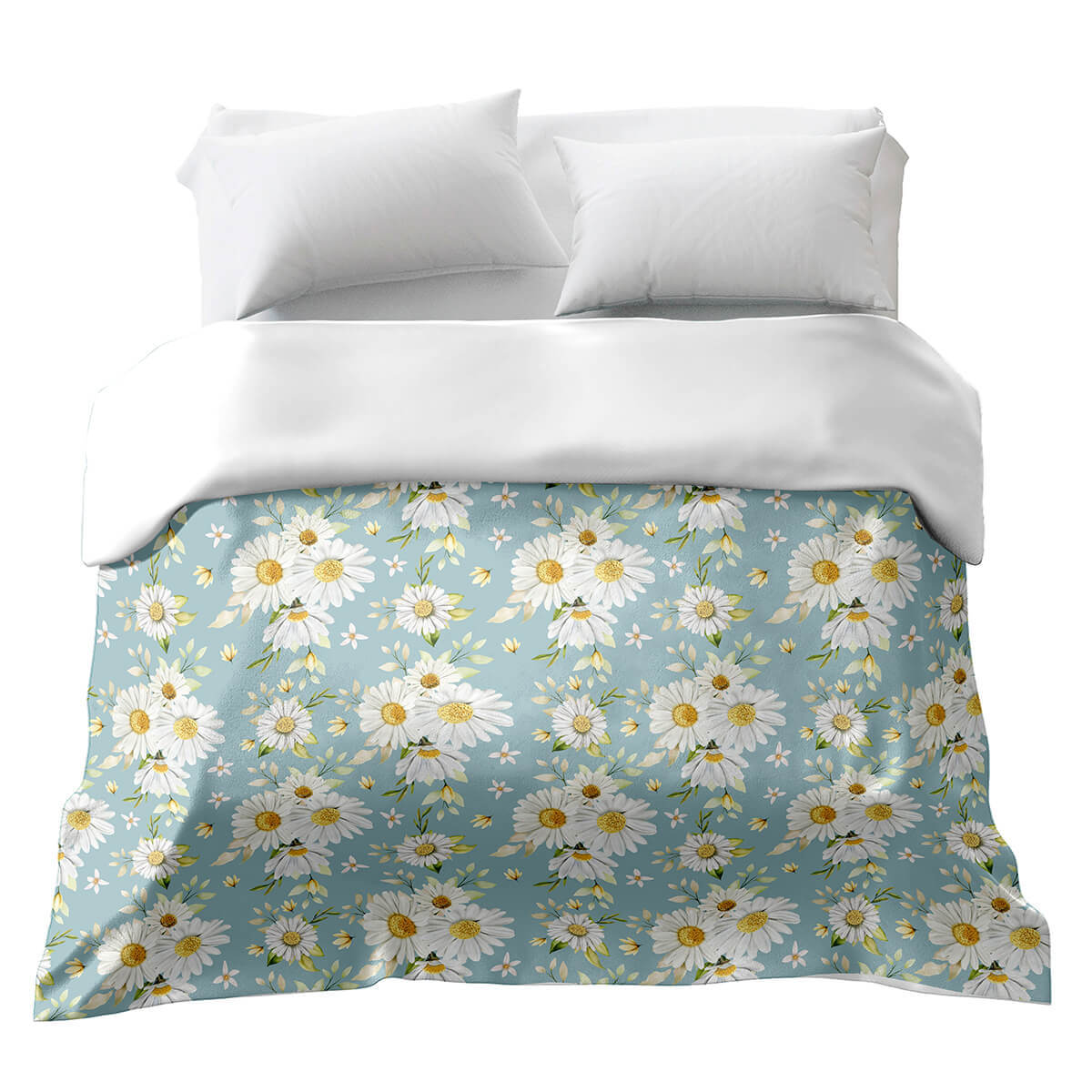 Original Therapiedecke - Baumwollbezug Gänseblümchenfeld