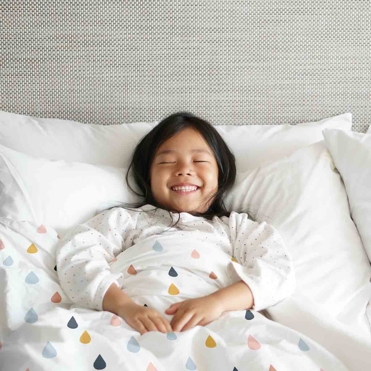 Original Therapiedecke - Baumwoll Bettwäsche Set mit bunten Tropfen