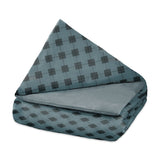 Original Therapiedecke - Baumwollbezug in Schwarz Blau