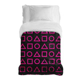 Original Therapiedecke - Baumwollbezug Pink Dalgona Formen
