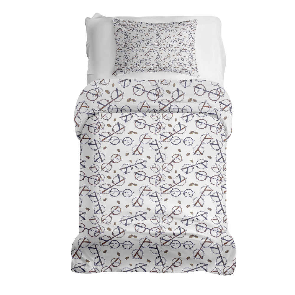 Original Therapiedecke - Baumwoll Bettwäsche Set mit Harry's Brille