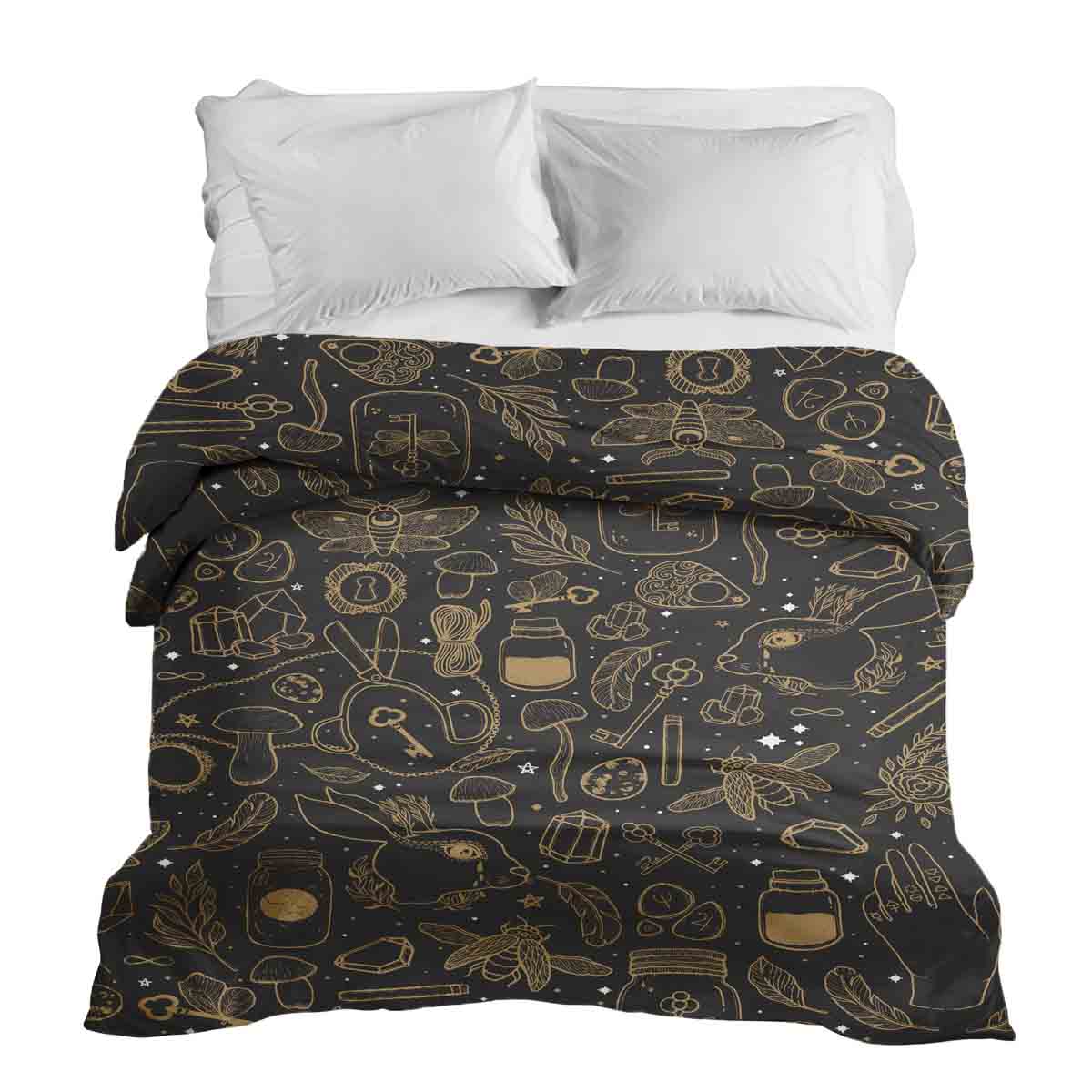 Original Therapiedecke - Baumwollbezug Schwarz Zauber