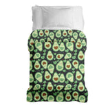 Original Therapiedecke - Baumwollbezug Grüne Avocados
