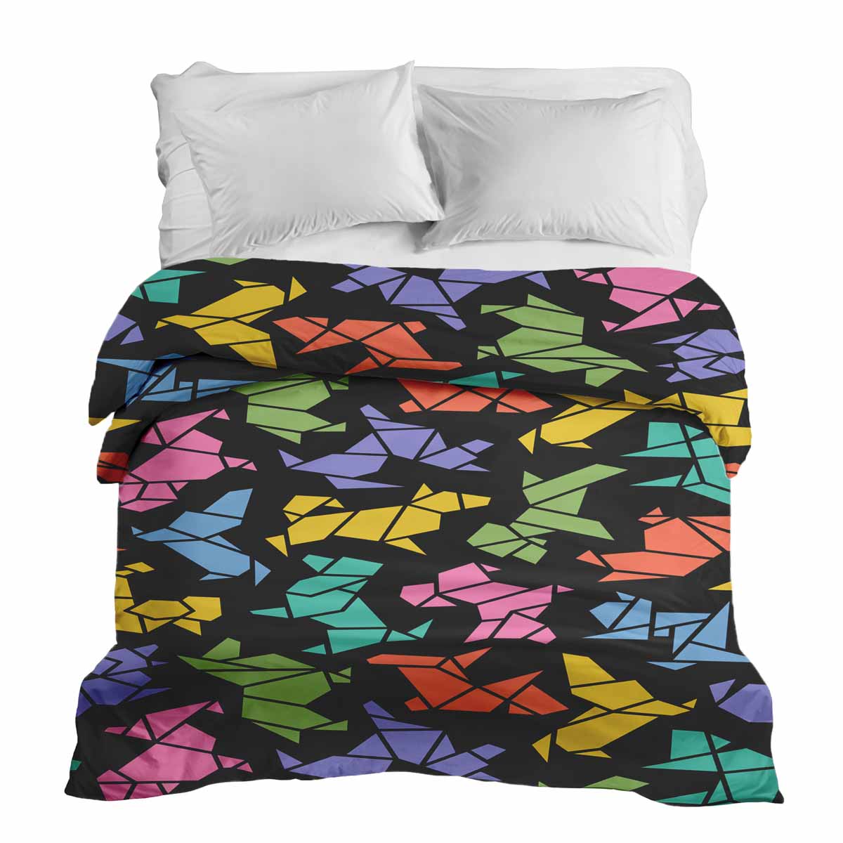 Original Therapiedecke - Baumwollbezug Origami Hund