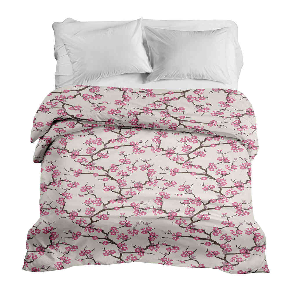 Original Therapiedecke - Baumwollbezug japanische Kirschblüte