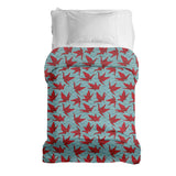 Original Therapiedecke - Baumwollbezug Rot Origami