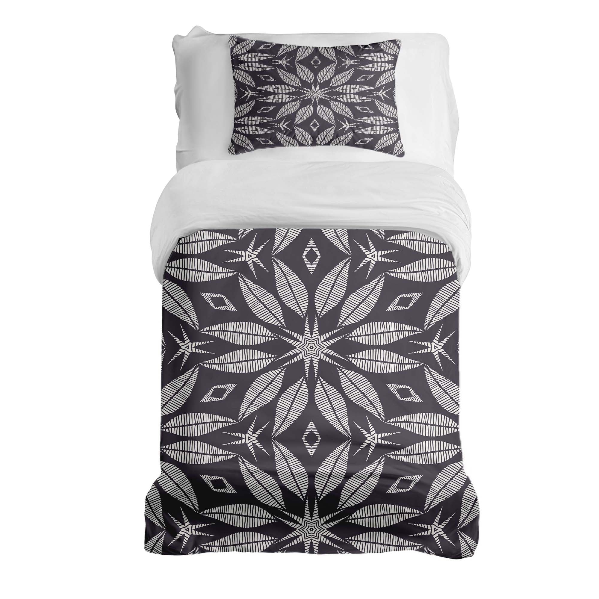 Original Therapiedecke - Baumwoll Bettwäsche Set mit großer Blume