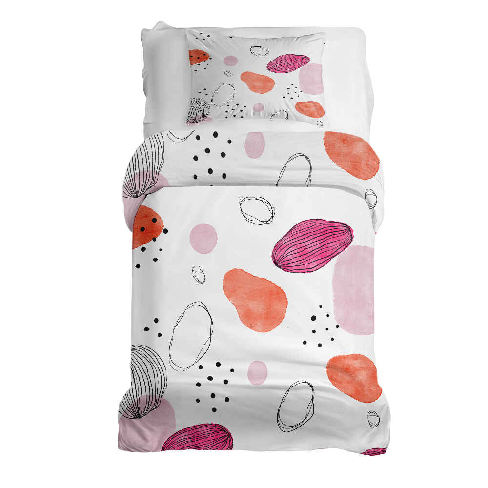 Original Therapiedecke - Baumwoll Bettwäsche Set abstrakte Kreise