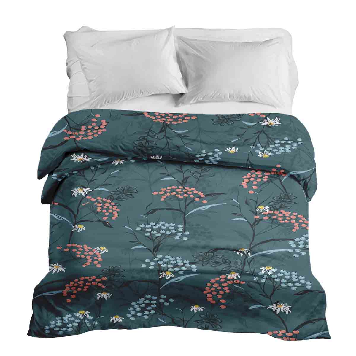 Original Therapiedecke - Baumwollbezug Frühlingsblumen