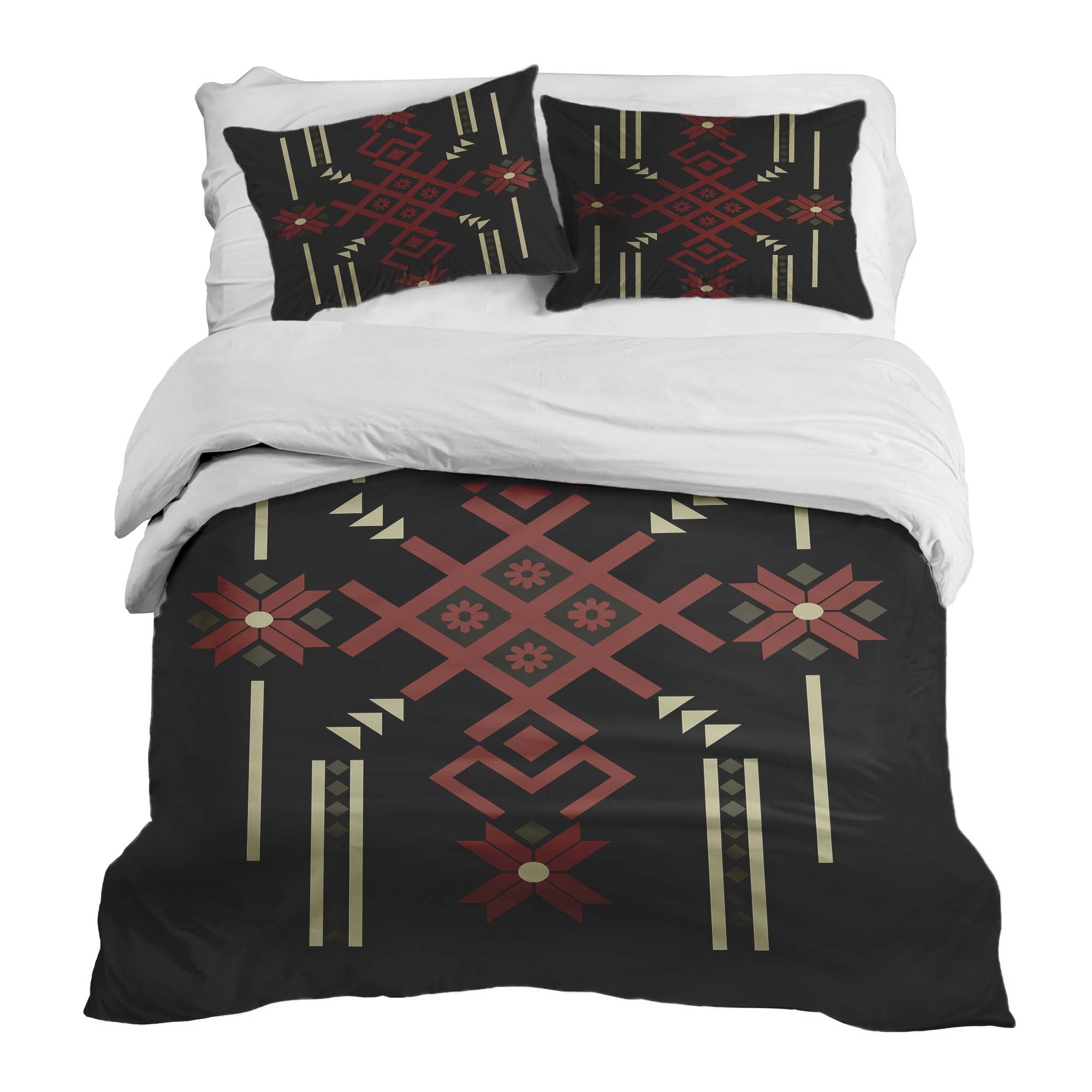 Original Therapiedecke - Baumwoll Bettwäsche Set mit großer Schneeflocke