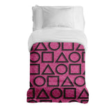 Original Therapiedecke - Baumwollbezug Pink Squid