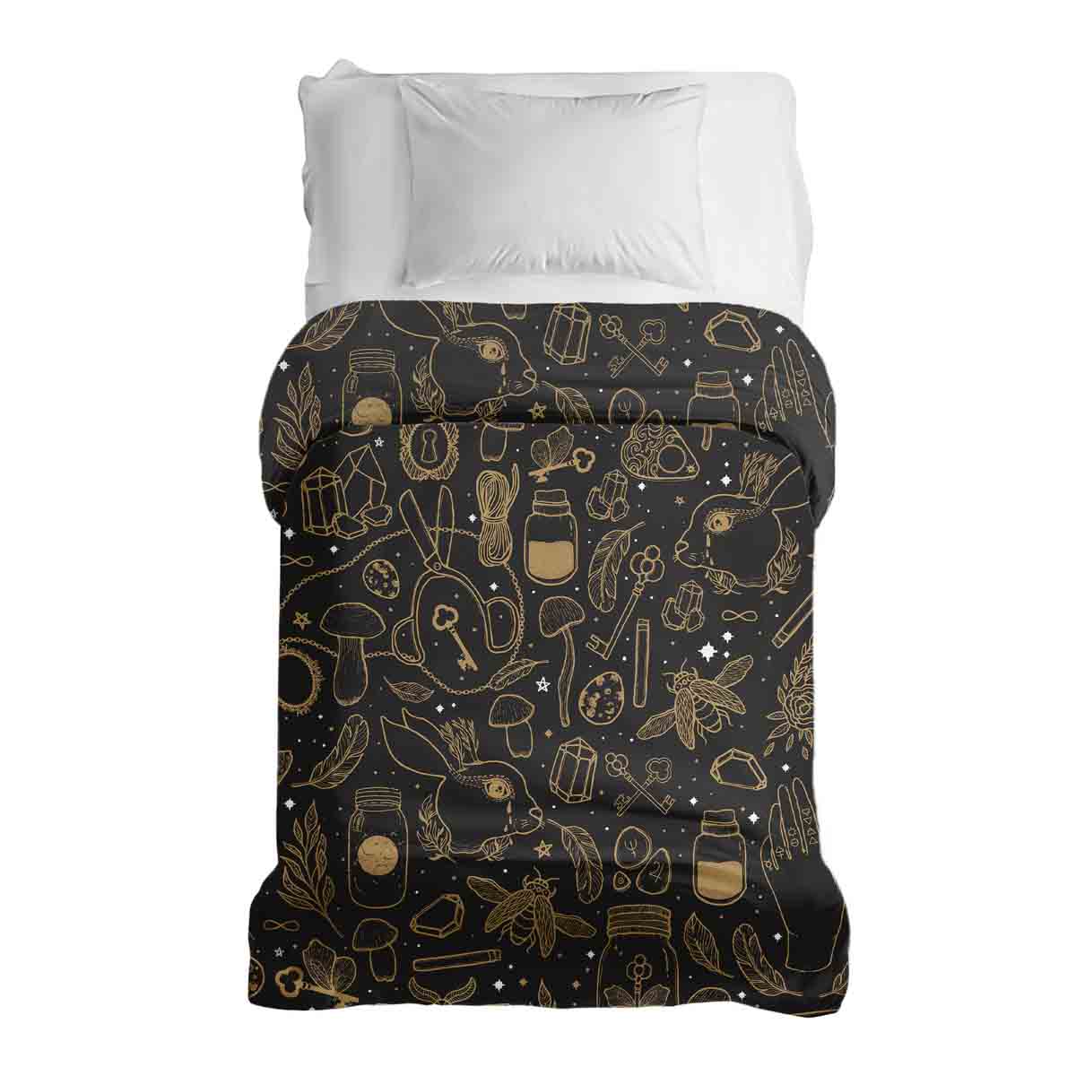 Original Therapiedecke - Baumwollbezug Schwarz Zauber