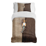 Therapiedecken Bettwäschen Set Braun Ackerland