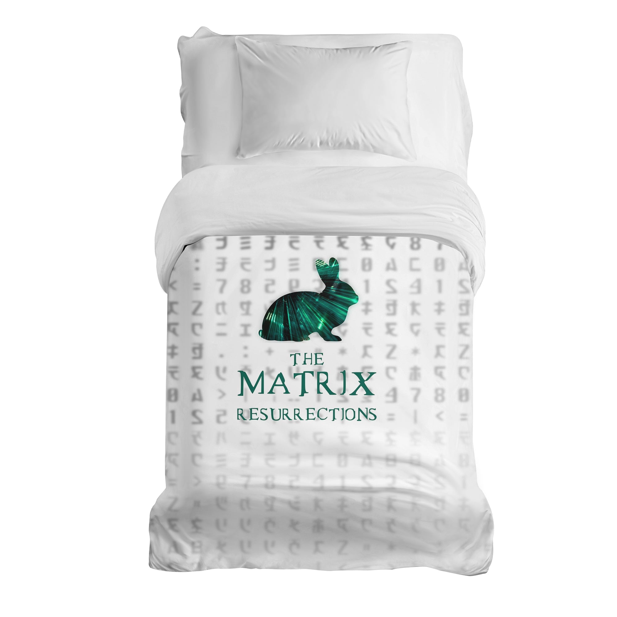 Original Therapiedecke - Baumwollbezug Weiß Matrix