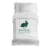 Original Therapiedecke - Baumwollbezug Weiß Matrix