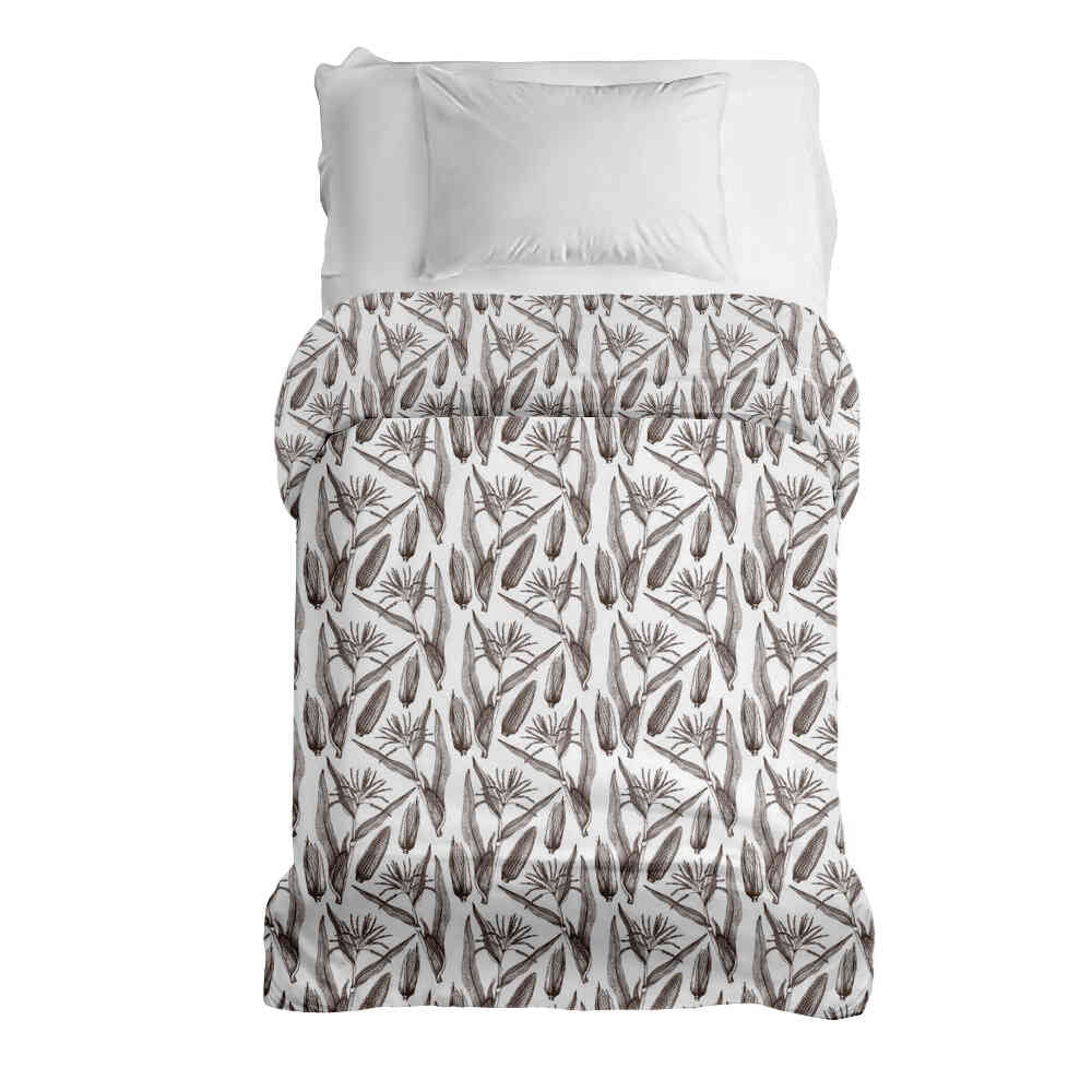 Original Therapiedecke - Baumwollbezug Weiß mit Mais