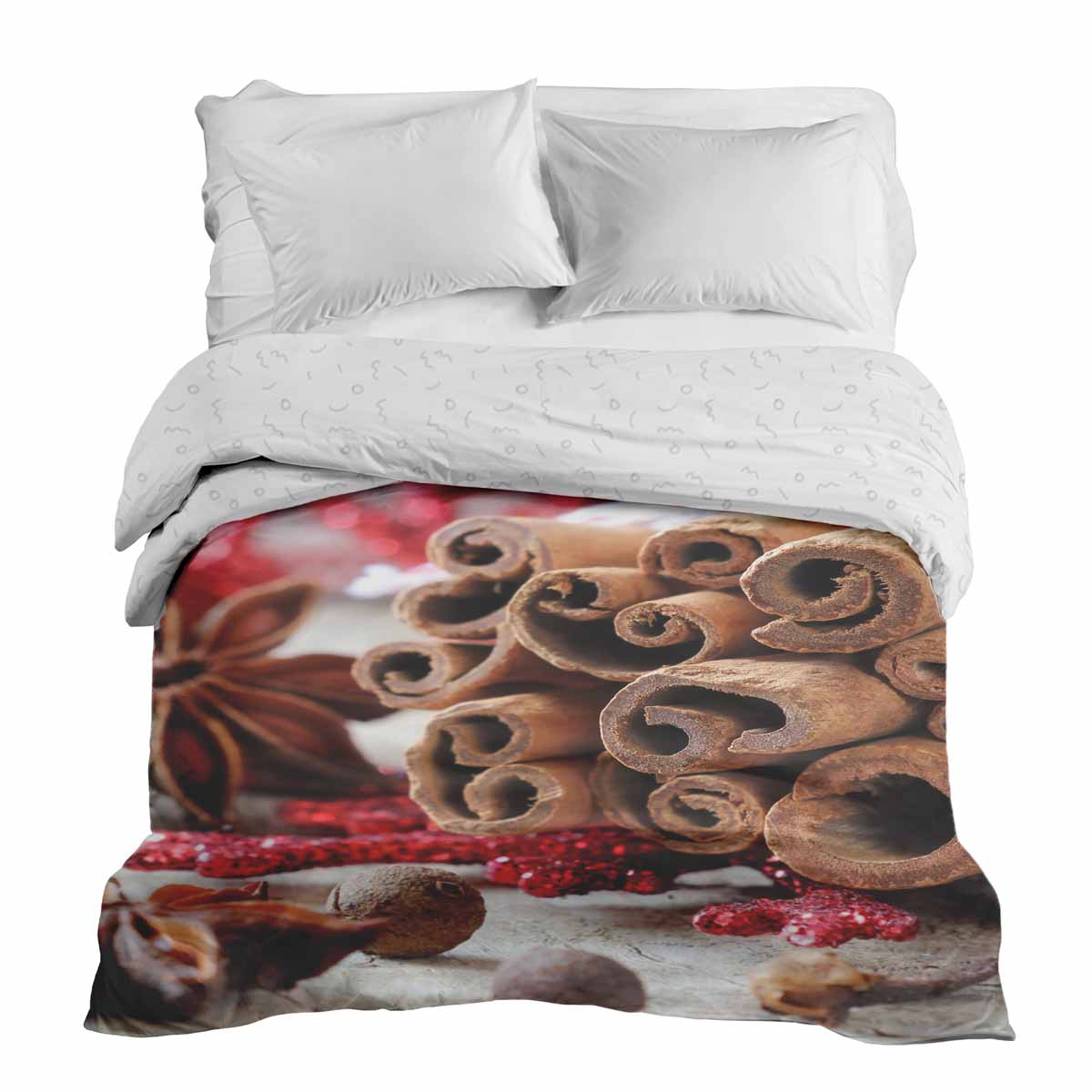 Original Therapiedecke - Baumwollbezug mit Zimtstangen