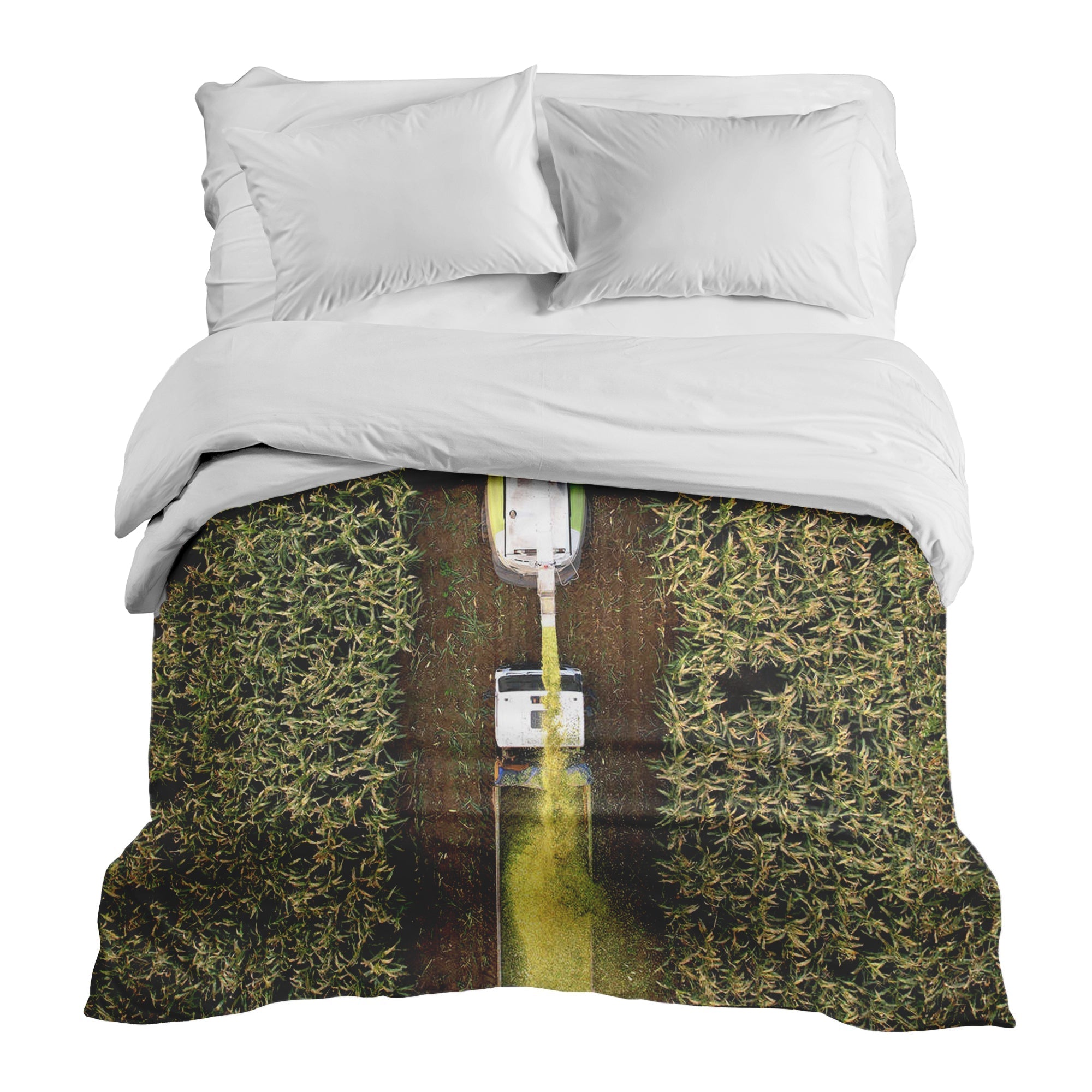 Original Therapiedecke - Baumwollbezug Grünes Feld