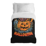 Original Therapiedecke - Baumwollbezug Halloween Kürbis