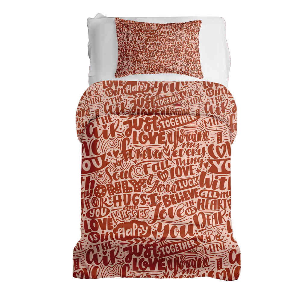 Original Therapiedecke - Baumwoll Bettwäsche Set Be Mine