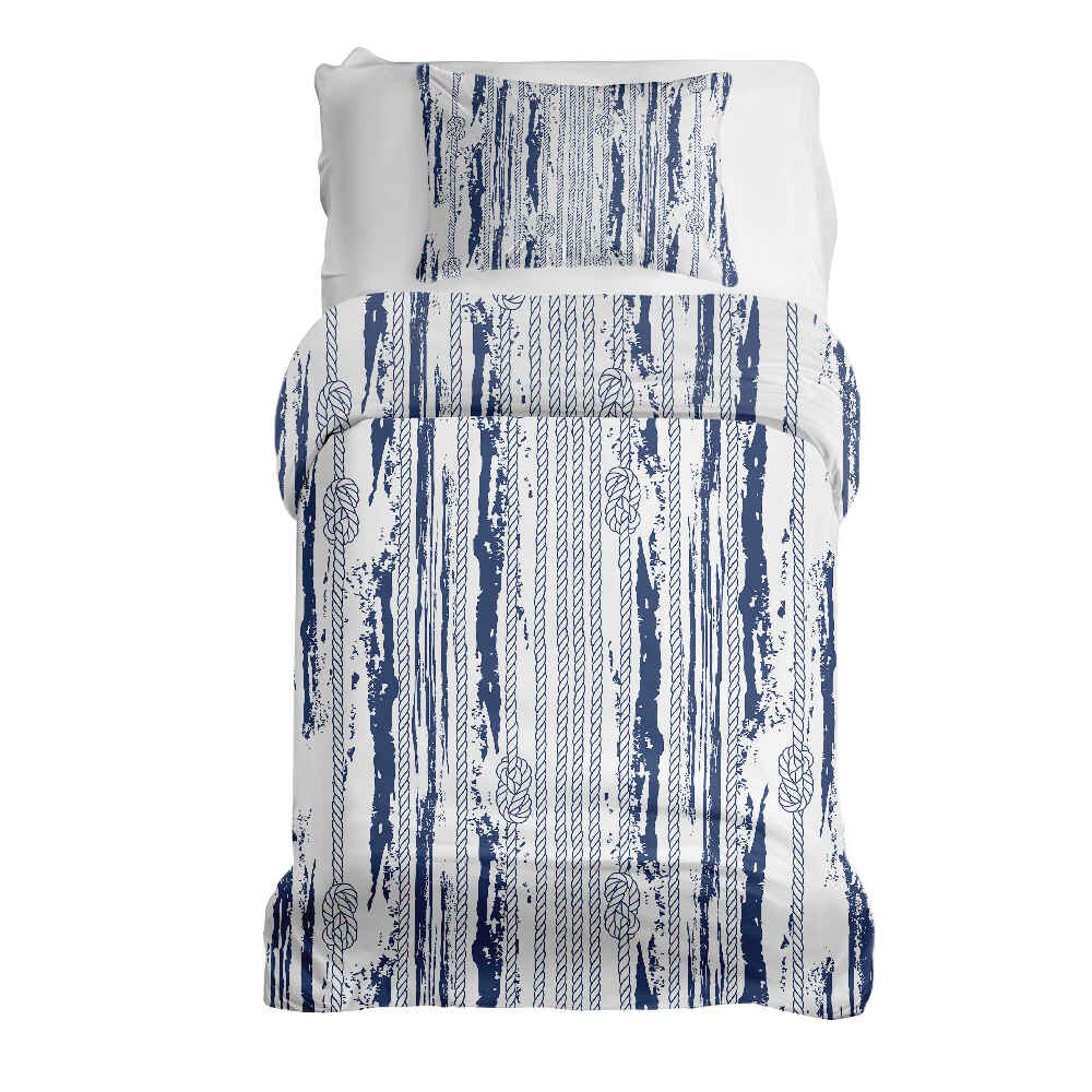 Original Therapiedecke - Baumwoll Bettwäsche Set gestreiftes Muster