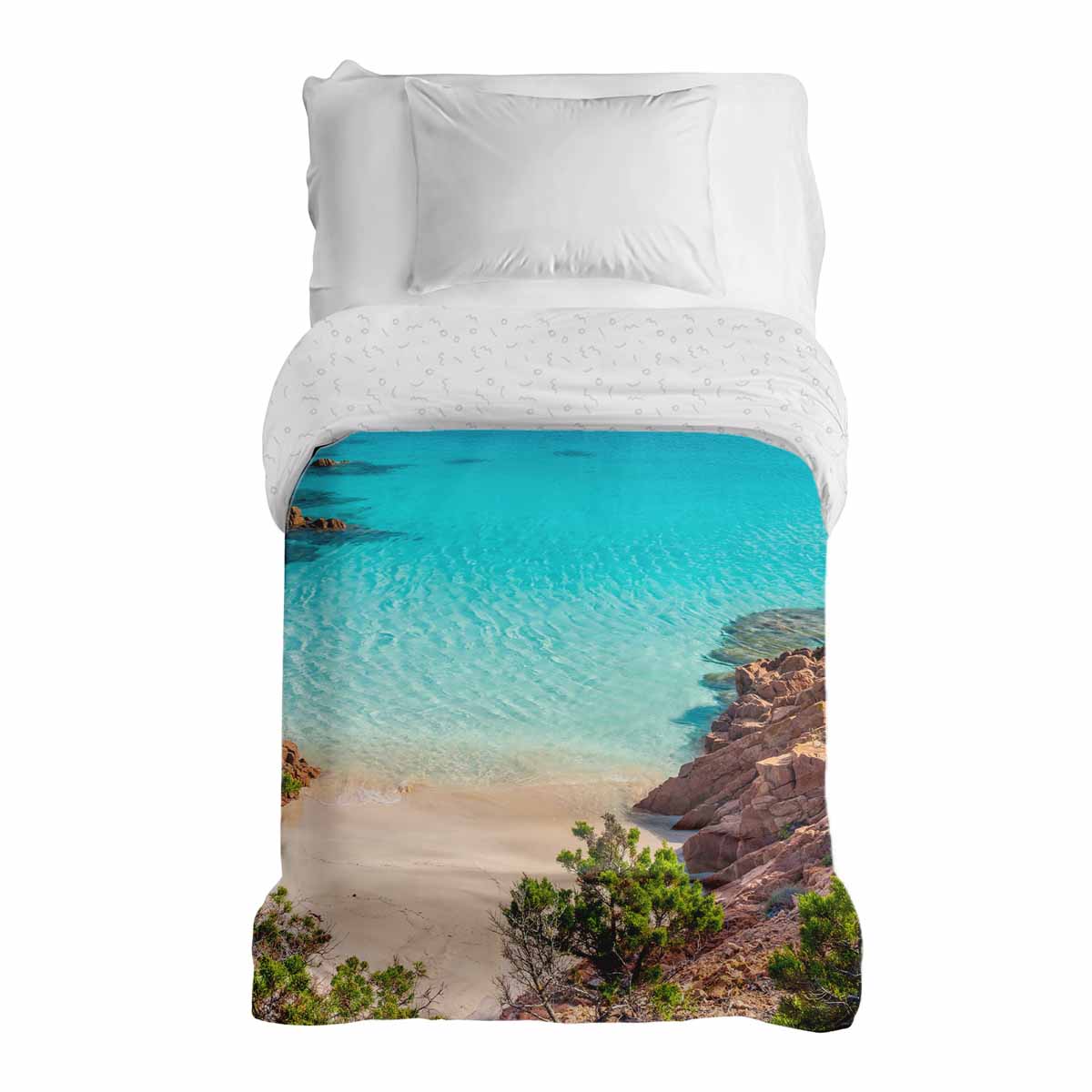 Original Therapiedecke - Baumwollbezug Fernweh