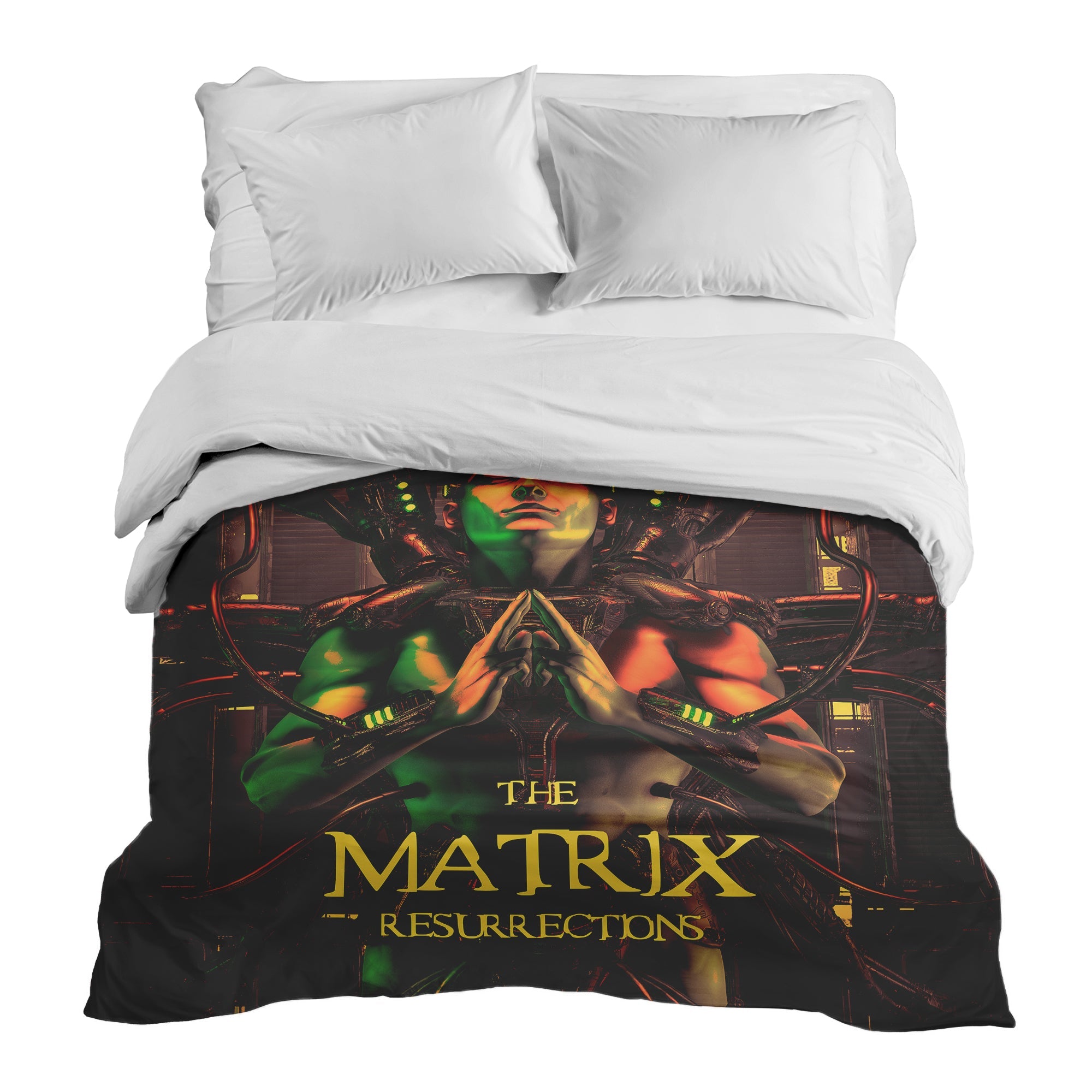 Original Therapiedecke - Baumwollbezug Braun Matrix