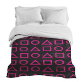 Original Therapiedecke - Baumwollbezug Pink Dalgona Formen
