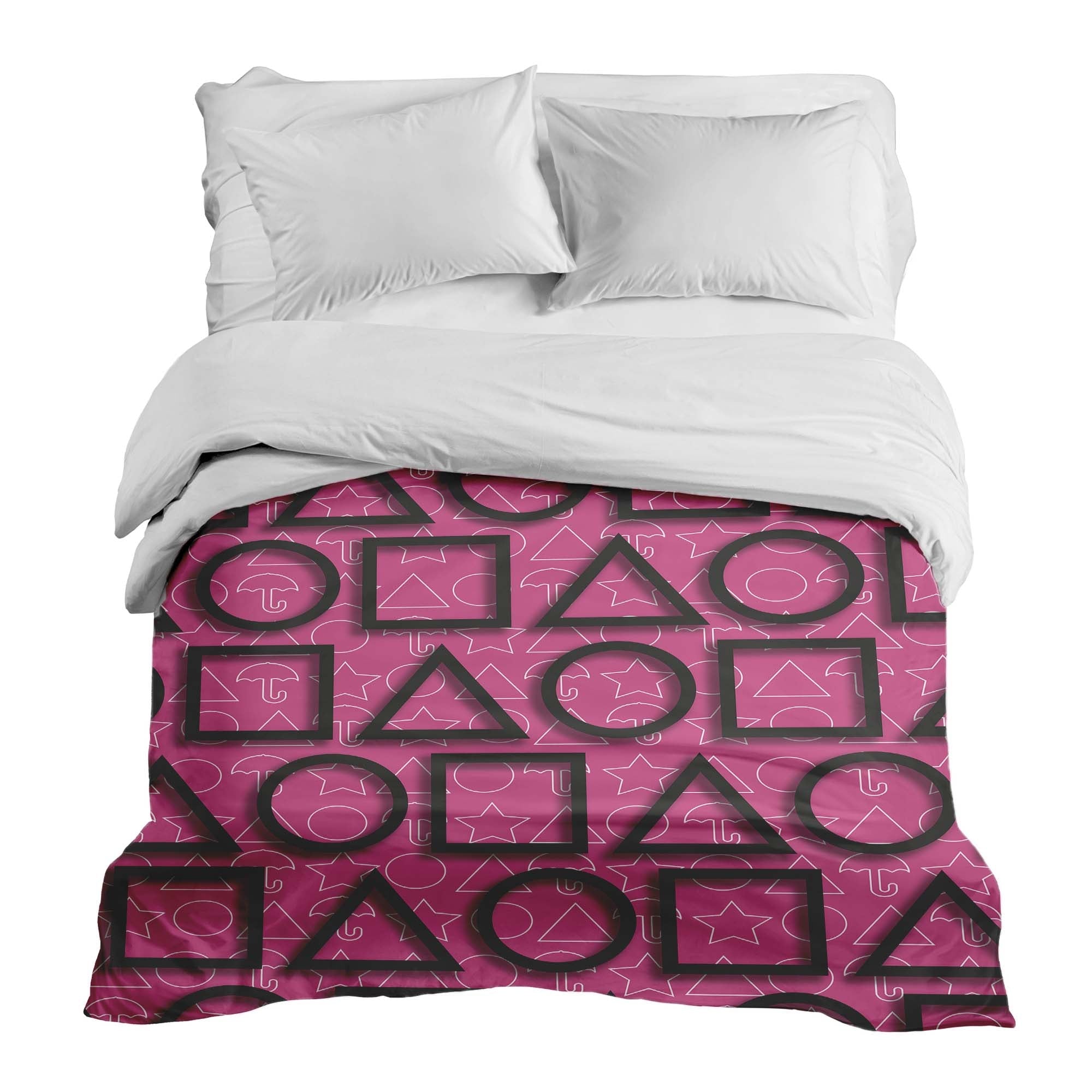 Original Therapiedecke - Baumwollbezug Pink Squid