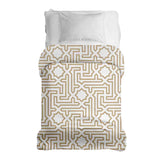 Original Therapiedecke - Baumwollbezug Beige mit Formen