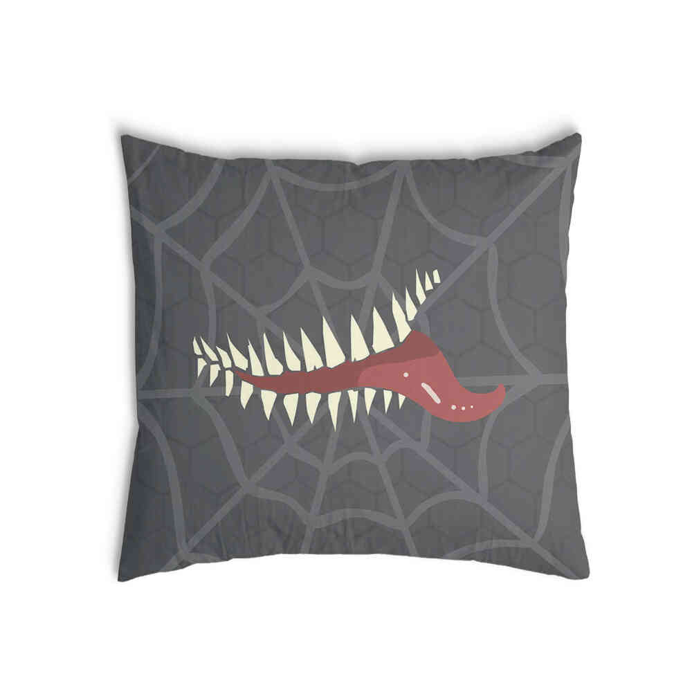 Gesundheitskissen Grau Spinnennetz