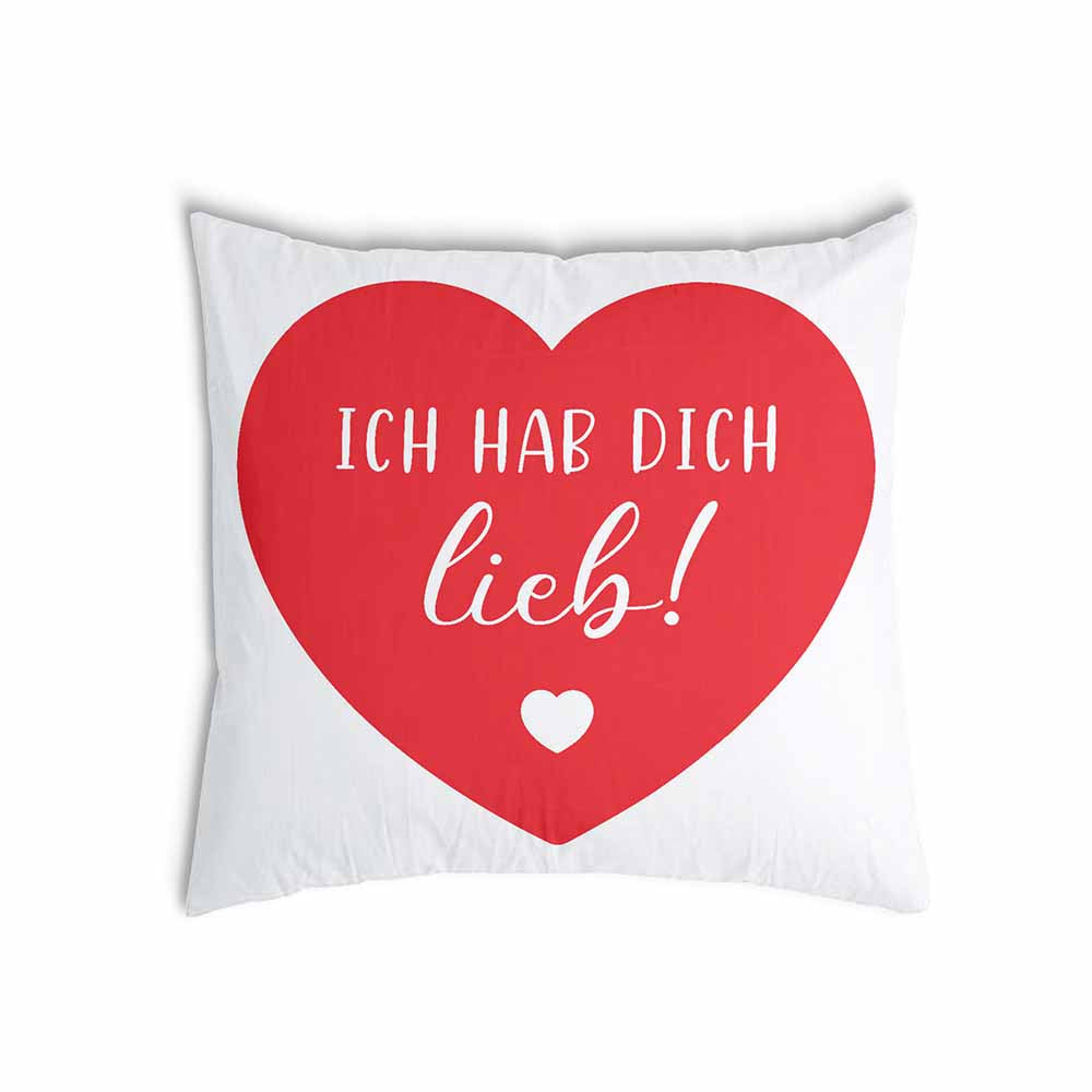 Gesundheitskissen Herz Ich hab dich Lieb