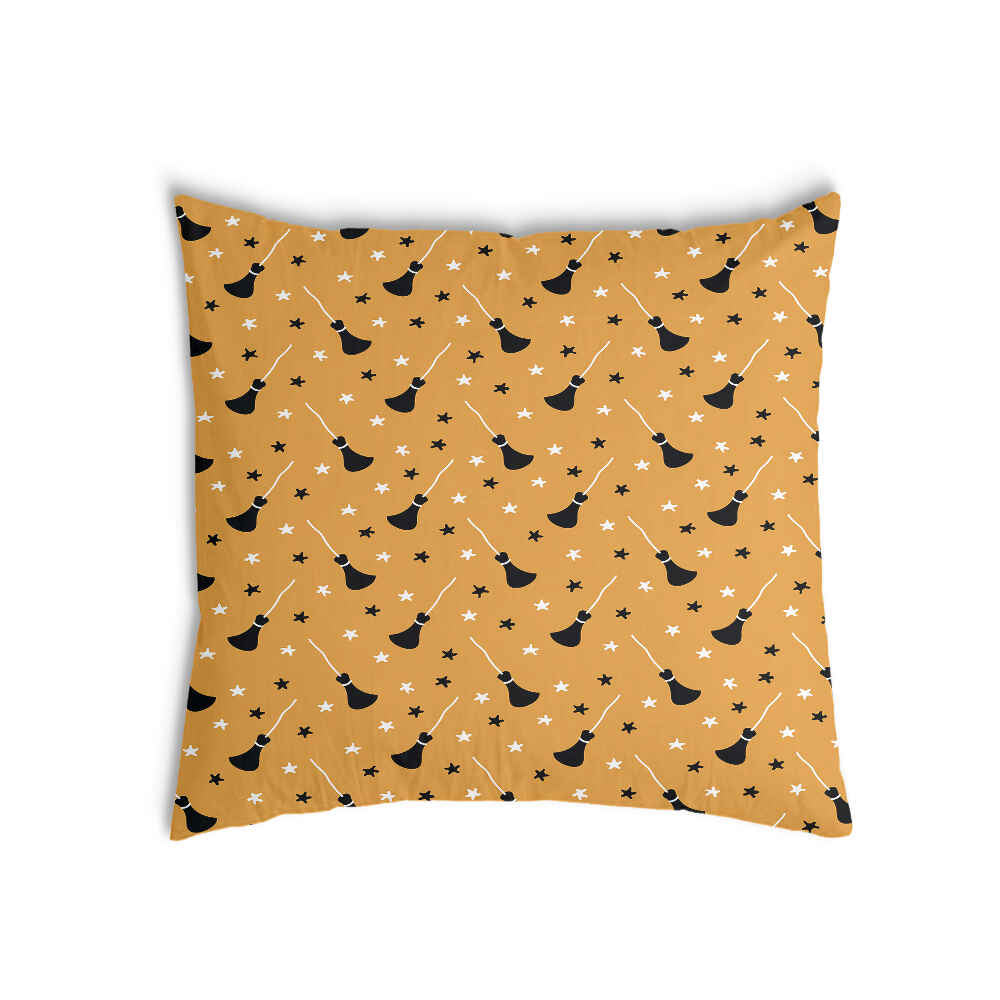 Gesundheitskissen Orange mit Potter's Besen