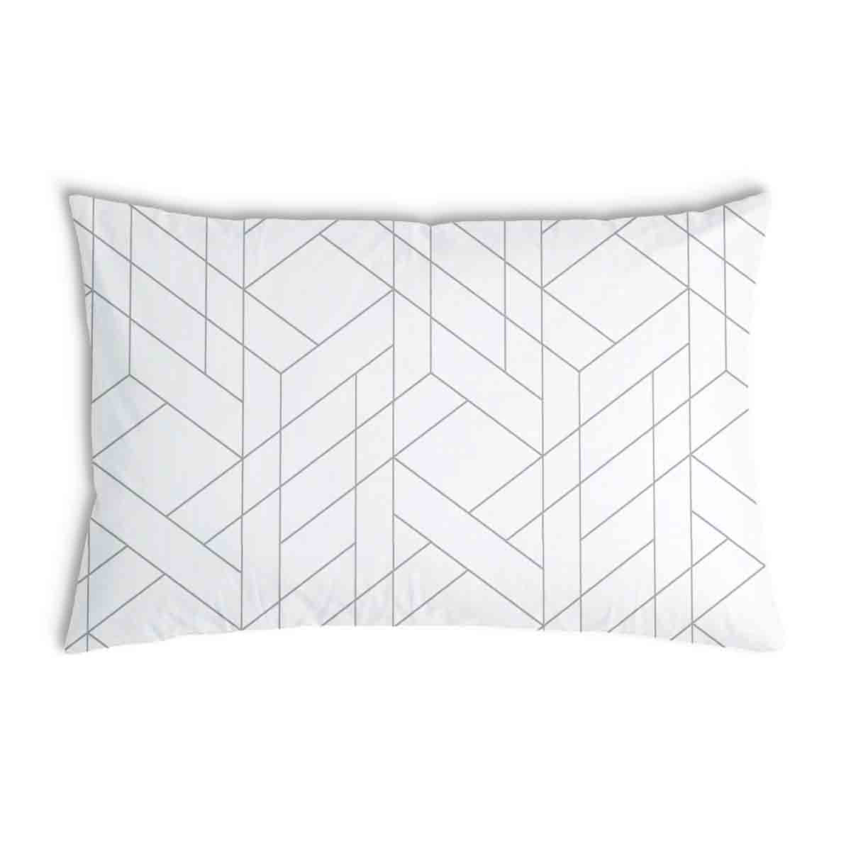 Gesundheitskissen Weiß mit geometrischem Muster