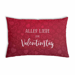 Gesundheitskissen mit Baumwollbezug Alles Liebe zum Valentinstag