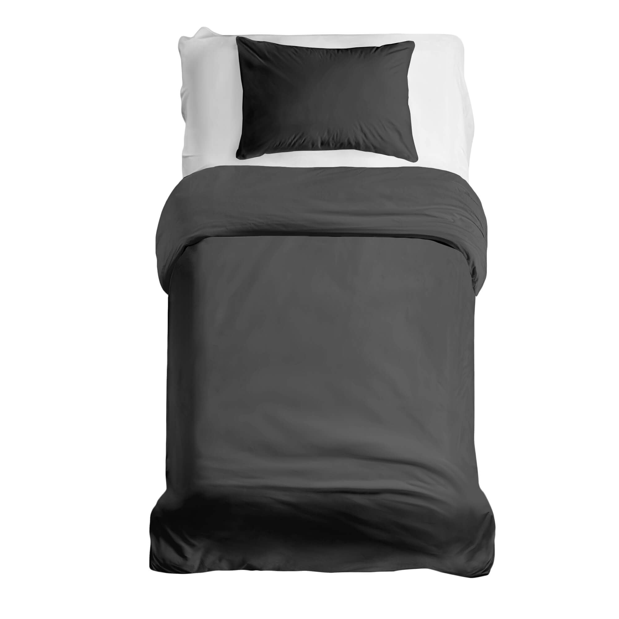 Original Therapiedecke - Baumwoll Bettwäsche Set Dunkelgrau